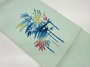 塩瀬手描き枝葉模様名古屋帯